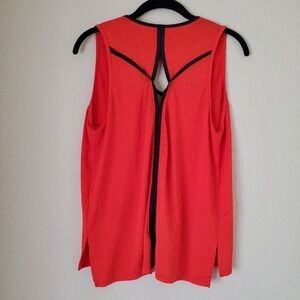 Lucky in Love Vibrant Red Sleeveless Blouse